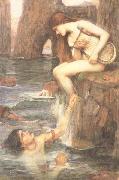 John William Waterhouse The Siren (mk41) oil painting reproduction
